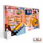 Интерактивная игровая стена «Котолабиринт энергия», 3,5×0,6×1,8 м