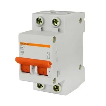 Автоматический выключатель ВА47-63 4,5кА, 2P 25А (C)