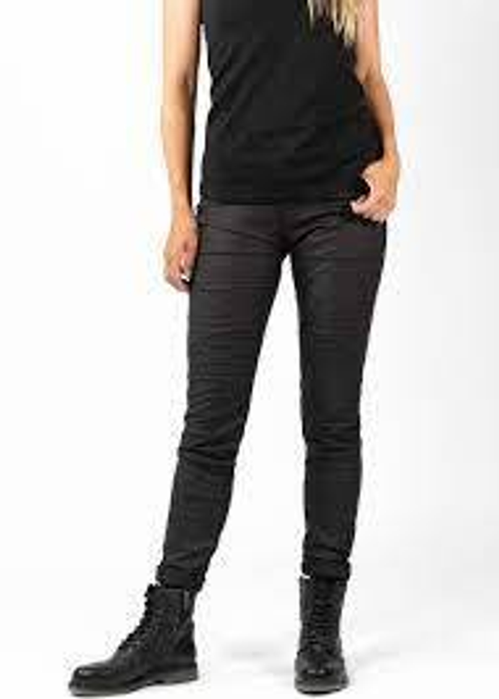 Джинсы Betty Biker Jeggings Black John Doe