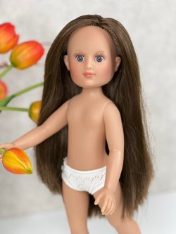 Кукла Nines виниловая 34см Leslie без одежды (1440W6)