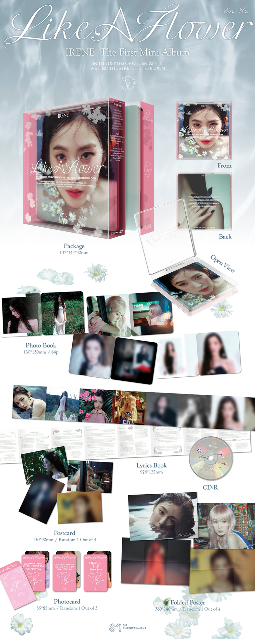 Альбом IRENE - 1st Mini Album [Like A Flower] (Case Ver.)