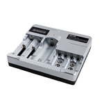 Зарядное устройство WALKER WH-19 для аккумуляторных батареек (9В, 3.7В, 1.2В), для 7 АКБ, серое