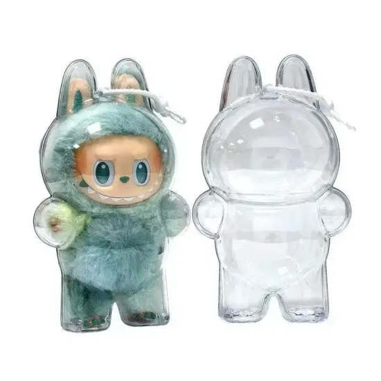 Прозрачный акриловый чехол футляр для Лабубу 18см