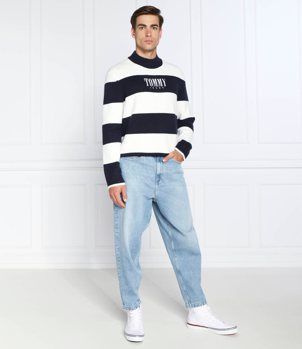 свитер Tommy Jeans - темно-синий(DM0DM15154)