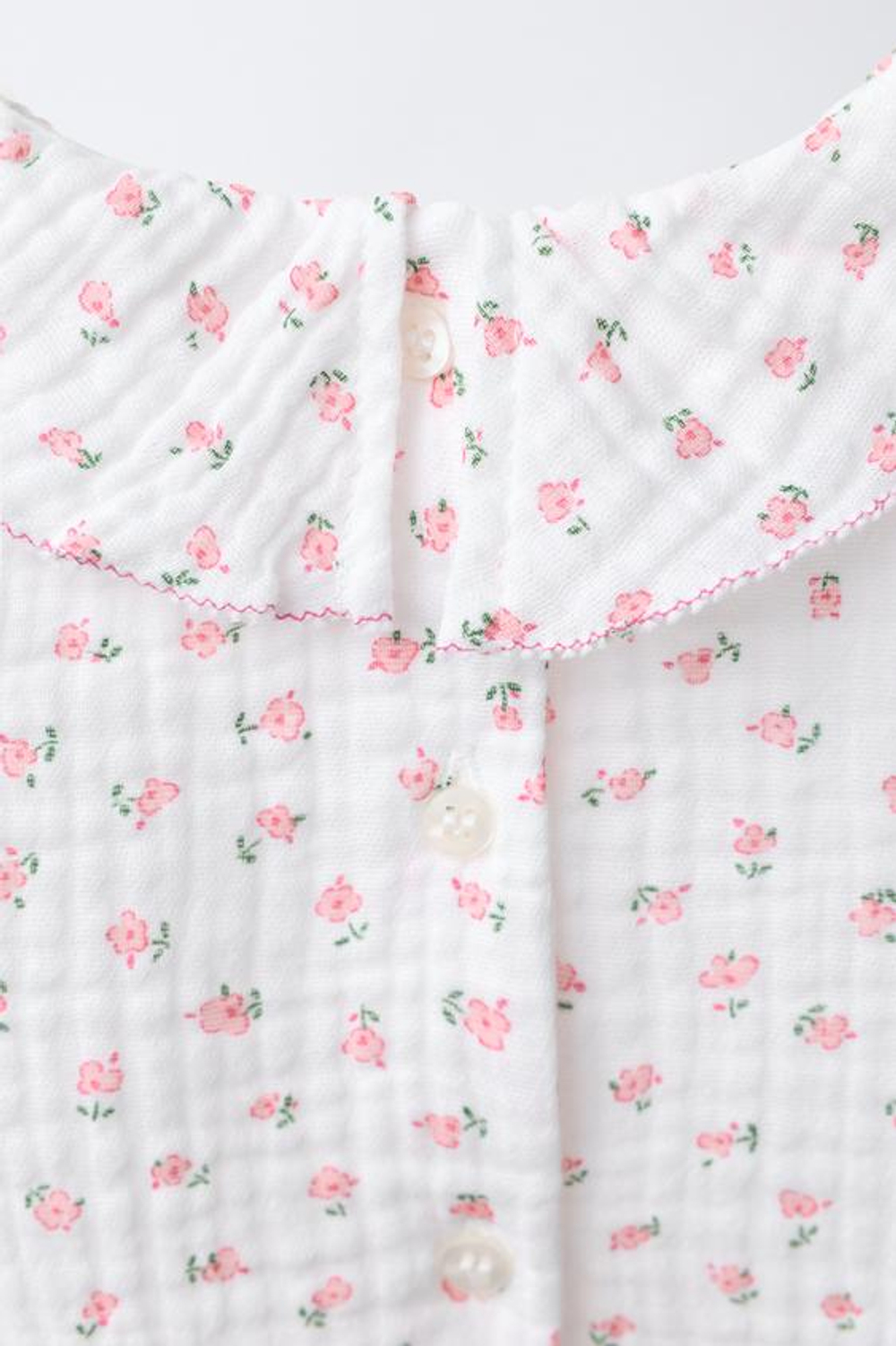 ZARA БОДИ С ЦВЕТОЧНЫМ УЗОРОМ, ЖЕЛТОВАТО-БЕЛЫЙ