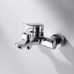 F6121179CP-01 BRAVAT REAL Смеситель для ванны с коротким изливом (к/к 4)