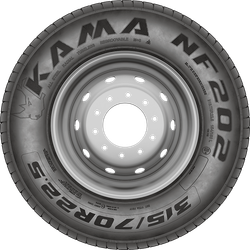 Автошина 265/70R19.5 Кама NF-202 140/138M (рулевые оси)