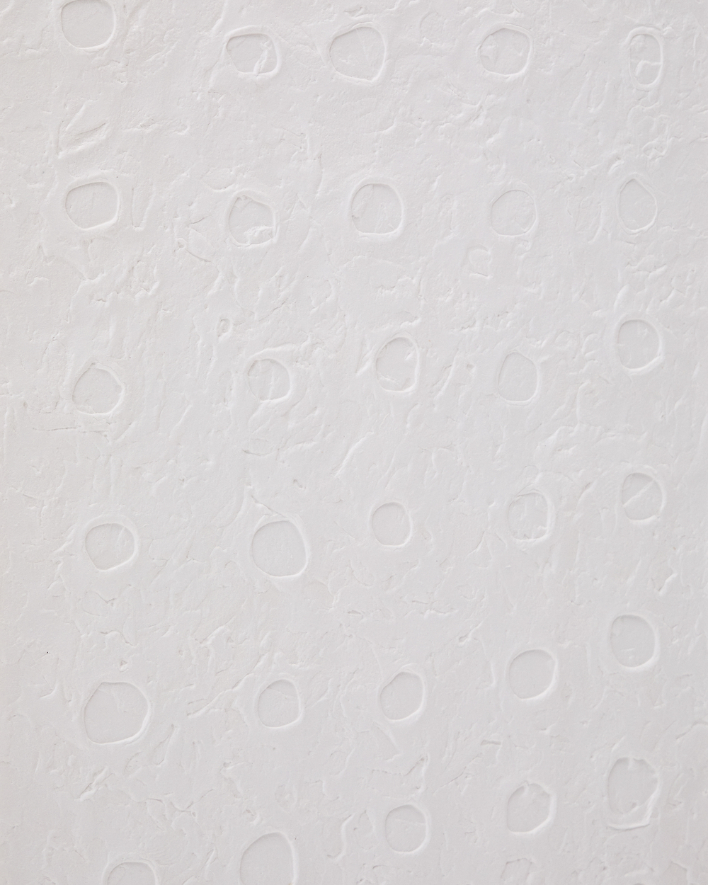 Olvin Абстрактная картина на белой переработанной бумаге с рельефным рисунком 103.6 x 123.6 cm