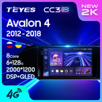 Teyes CC3 2K 9"для Toyota Avalon 4 IV XX40 2012-2018