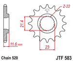 Звезда ведущая JTF583.13 JT