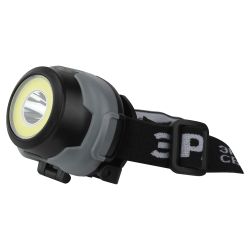 Фонарь налобный светодиодный ЭРА GB-710 Криптон, на батарейках, 3 режима, 5 Вт, СОВ, 3хААА | Налобные фонари