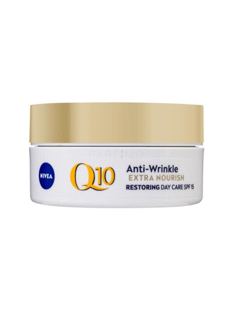 Увлажнение и питание Nivea Q10 Power Anti-Wrinkle Extra Nourish SPF15 50 ml tagescreme Feine Linien &amp; Falten für Frauen