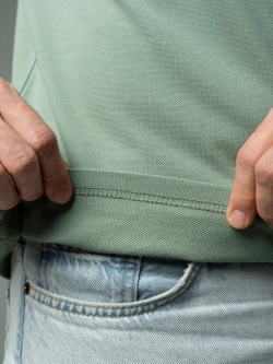 Футболка поло с коротким рукавом хлопок