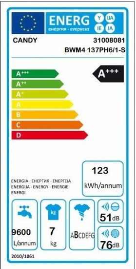 Стиральная машина Candy Bianca BWM4 137PH6/1-S
