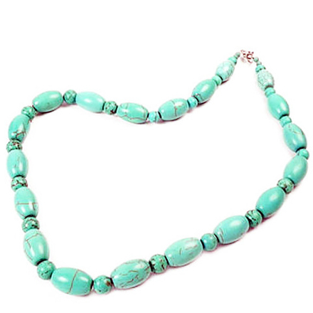 Бусы "Бочата" бирюза асс.