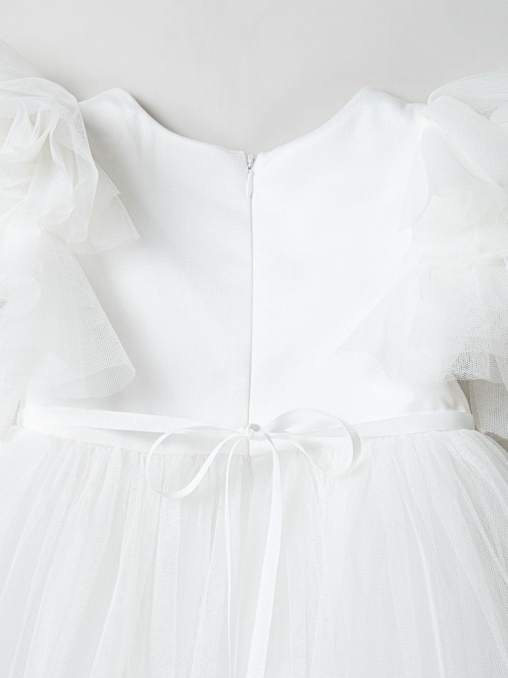 Платье из фатина с пышной юбкой "Тофу"