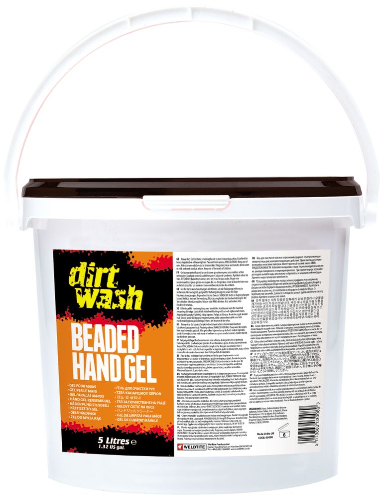 Очиститель для рук CITRUS HAND CLEANER DIRTWASH 5л WELDTITE (Англия)