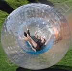 Водный зорб ПВХ"Прозрачный", диаметр 3 м