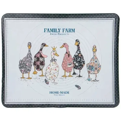 Коврик для раскатки теста, Семейная ферма 50*39 см