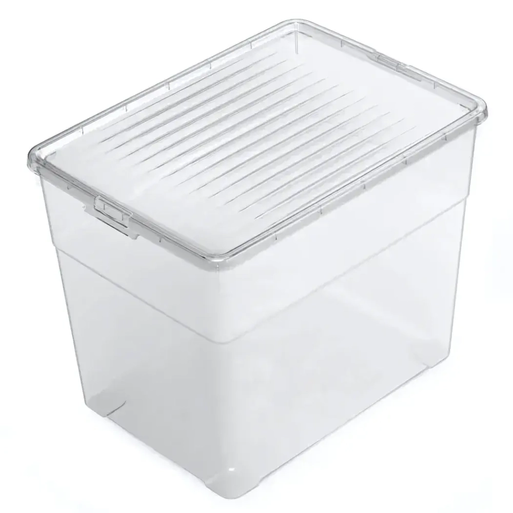 Ящик с крышкой универсальный «Лайф», прозрачный, 38*27.6*30см / 23л