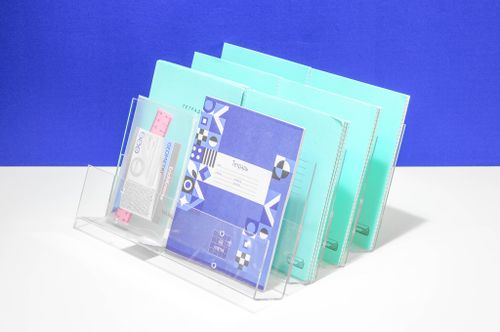 Подставка для тетрадей, журналов, блистерных упаковок 4-х секционная