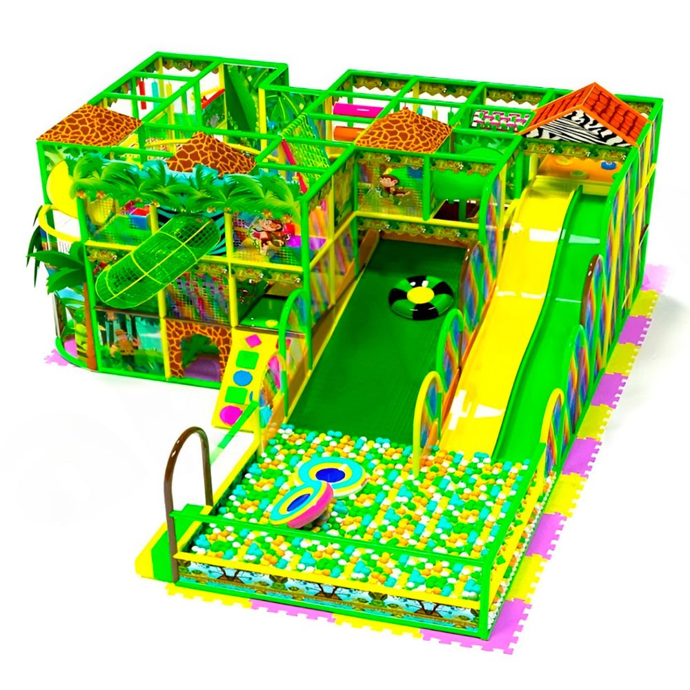 Детский игровой лабиринт &quot;Сказочный остров&quot; 98,3 м² (11,5x8,55x4 м)