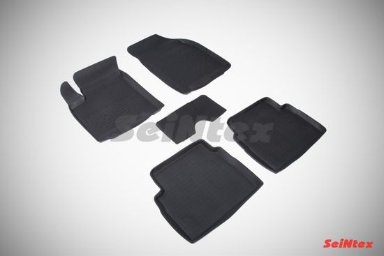 Резиновые коврики в салон Chevrolet Aveo [T200/T250] (2002-2008) "Высокий борт"