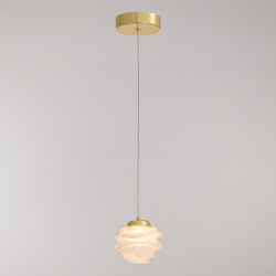 Подвесной светильник MD25030003-1A gold/clear