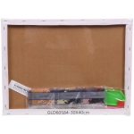 Алмазная мозаика на подрамнике с полным заполнением «МИР ЯРКИХ КРАСОК», Богородица Семистрельная, 30*40см