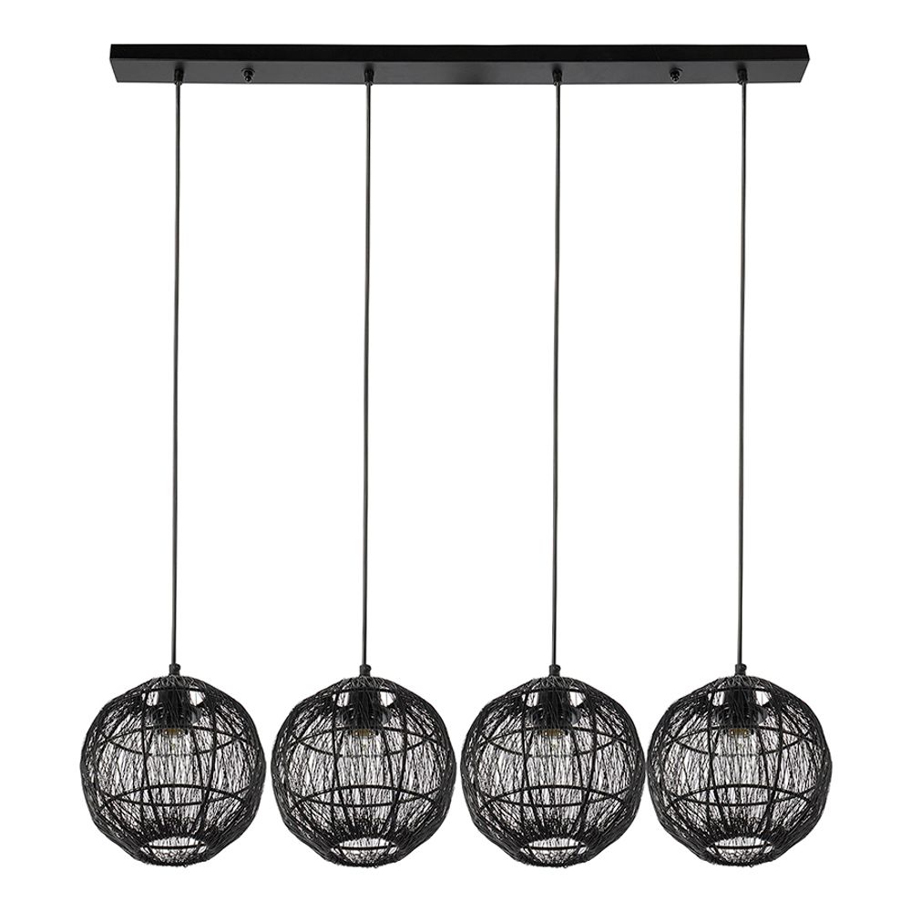 Светильник подвесной Vinger, 130х110 см, черный