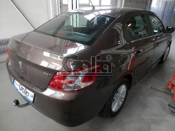 Фаркоп оцинкованный Galia C064C для Citroen C-Elysee 2013-, Peugeot 301 2013-(паспорт и сертификат в комплекте)(без электрики)