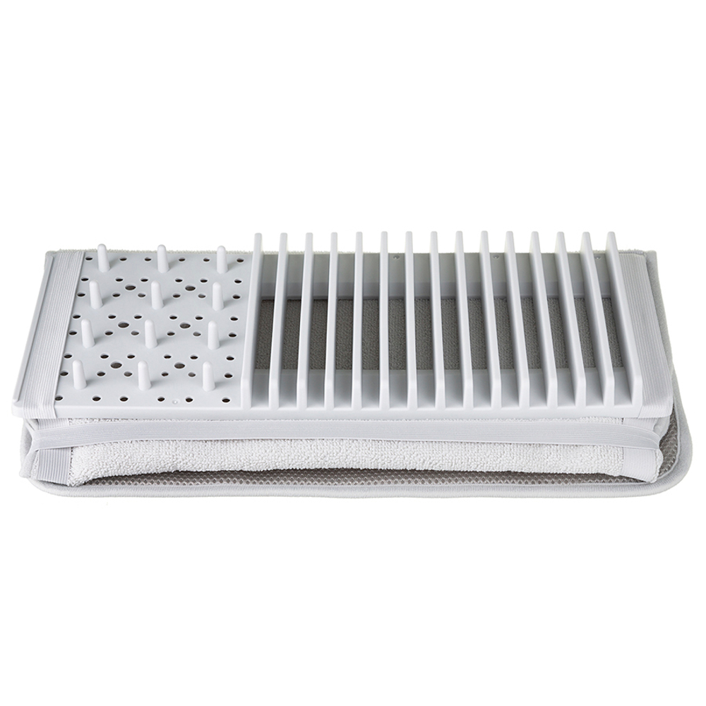 Коврик для сушки посуды bris, серый