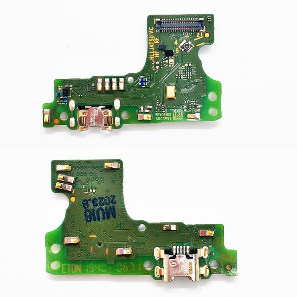 Шлейф для Huawei Y6 2019/Y6 Prime 2019/Honor 8A/Honor 8A Pro/Y6s плата системный разъем - Премиум
