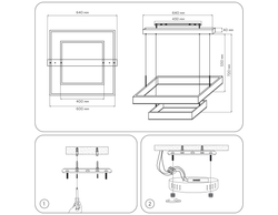 Ambrella Подвесной светодиодный светильник с пультом управления Original FA6633