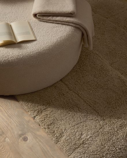 Nak Ковер шерстяной цвета экрю 160 x 230 см