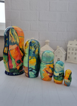 Матрёшка "Ван Гог" 5мест 18см