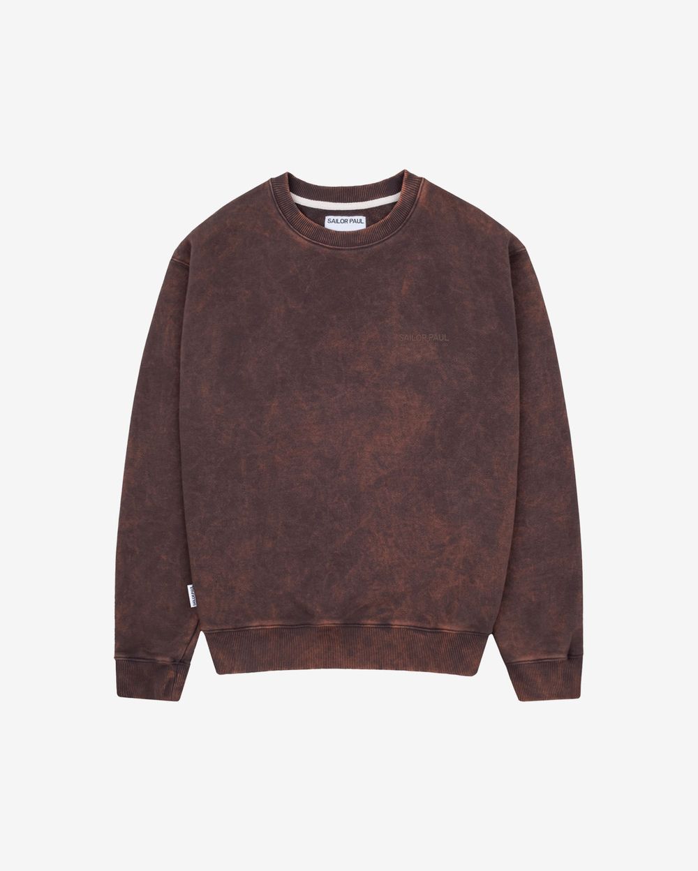 Толстовка Sailor Paul Pigment Dyed Sweatshirt Brown
