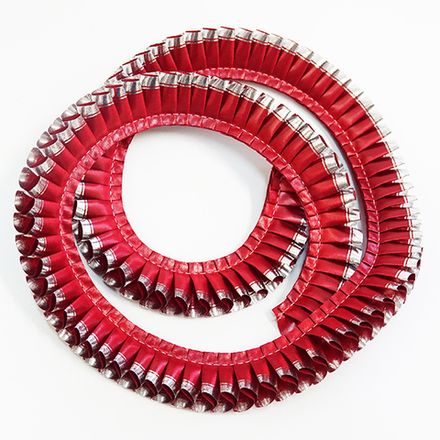 Плиссированная лента со 2-м металл слоем