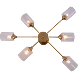 Люстра Rivoli Gill 9188-306 6хЕ27 60Вт модерн | Лайт