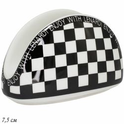 Lenardi 205-427 Салфетница 12х7,5х6 см ENJOY в под.уп.(х48)Фарфор