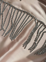 Бахрома стразы 8 см.