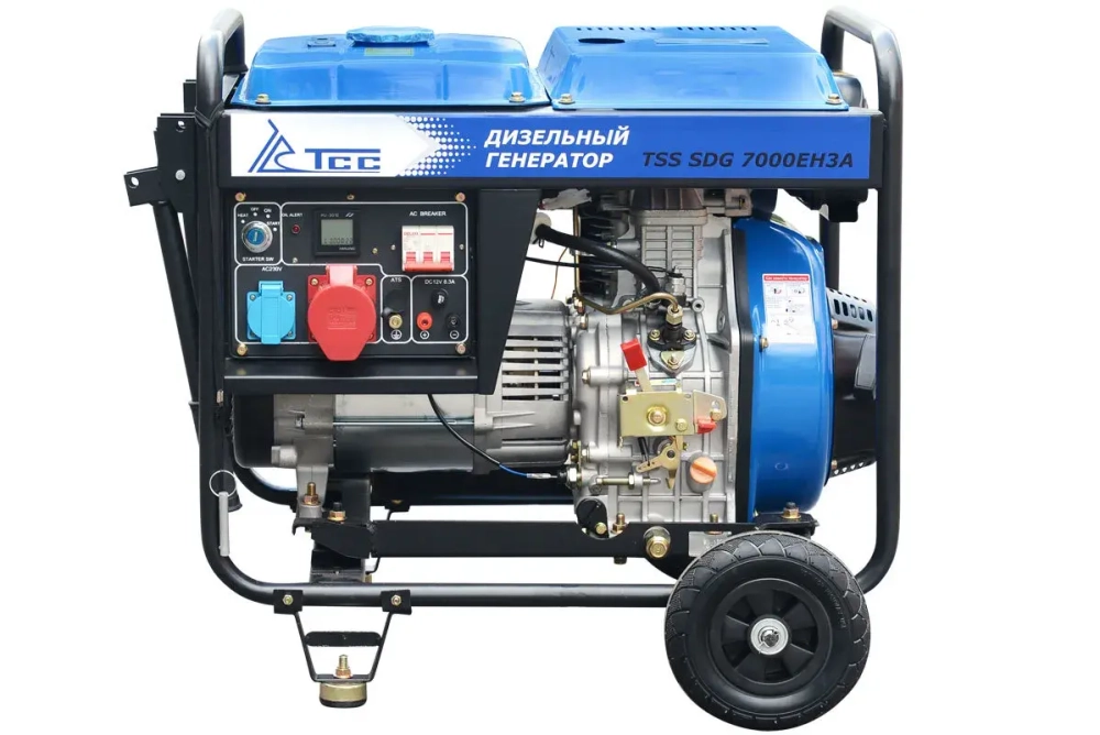 Дизельный генератор (7 кВт) TSS SDG 7000EH3A