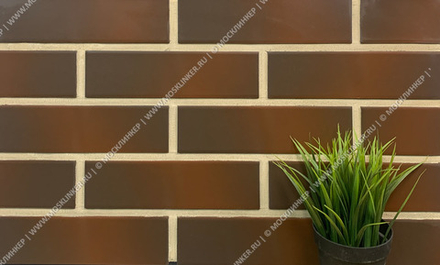 Paradyz Cloud Brown - Фасадная плитка гладкая 245x65x7