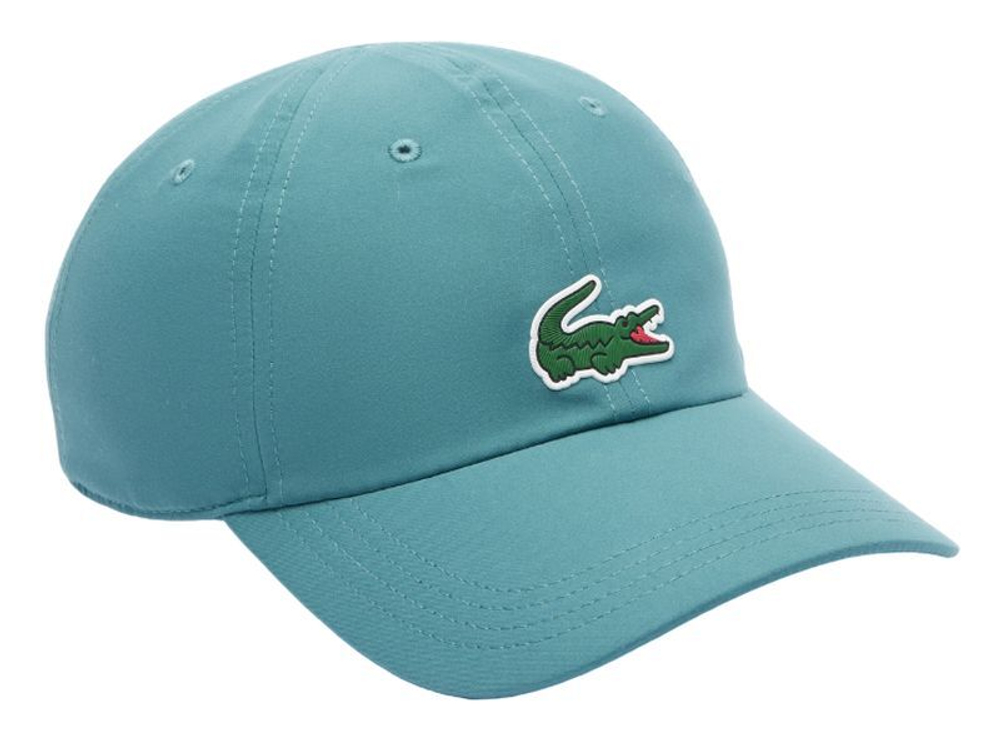 Теннисная кепка Lacoste SPORT Novak Djokovic Microfiber Cap - небесный