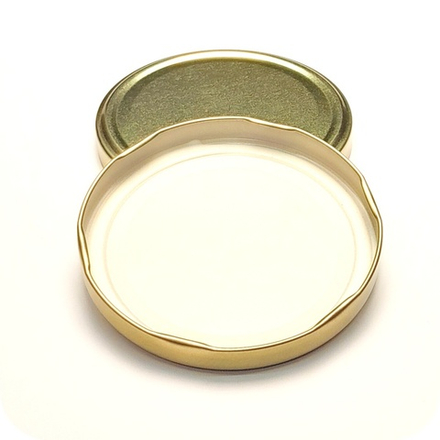 100 мм Крышка металлическая Твист-Офф цвет "Золотой"