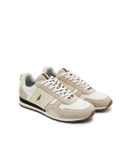 Кожаные кроссовки Aeronautica Militare - бежевый(SC246CT3106)