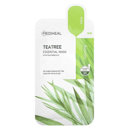 MEDIHEAL, Маска для лица с маслом чайного дерева, 1 шт., 24 мл (0,81 жидк. унц.)
