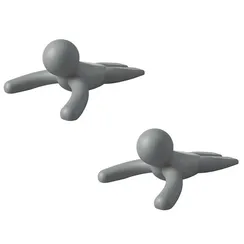 Набор дверных стопперов buddy, серый, 2 шт.