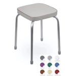 Табурет Фабрик 3' на 4-х опорах (квадрат сидение 320*320) слоновая кость