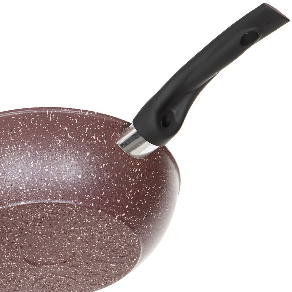 Сотейник алюминий, 26 см, антиприг, Горница, Шоколад, ст261аш